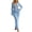 C-Blue4, variant on DHFJKG Womens Crochet 2 Piece Skirt Sets Summer Beach Outfits Long Sleeve V Neck Twist Front Crop Top High Rise Maxi Bodycon Resort Wear Soft Outfit