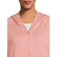 thumbnail image 4 of Terra & Sky Women's Plus Size Fleece Zip Up Hoodie, 4 of 5