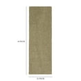 thumbnail image 4 of Mainstays Traditional Tan Mushroom Shag Indoor Runner Rug, 1'9" x 5', 4 of 8