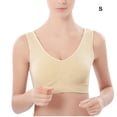 thumbnail image 2 of Toystoory Nuevo Sujetador deportivo suave para mujer, chaleco deportivo elástico cómodo para gimnasio y Yoga Uniforme atlético color de piel S, 2 of 6