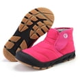 thumbnail image 3 of Womens Mens Big Kids Snow Boots Winter Warm Shoes Fur Lined Anti-Slip Outdoor Waterproof Comfortable Ankle Booties, 3 of 8