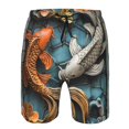 thumbnail image 3 of Fotbe Colorful Koi Fish Art Trajes de Baño Estampados para Hombre, Shorts de Verano de Secado Rápido, Ropa de Playa, Bañadores-XX-Large, 3 of 6