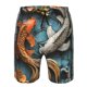 thumbnail image 3 of Balery Colorful Koi Fish Art Traje de Baño Estilo Hawaiano para Hombre, Shorts de Secado Rápido con Bolsillos-3X-Large, 3 of 6