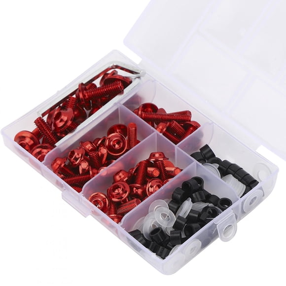 Fairing Kit Fairing Fasteners Universal Fairing Screws Motorcycle Accessory 158Pcs/Set Universal Fairing Gasket Wrench Kit Motorcycle Accessory