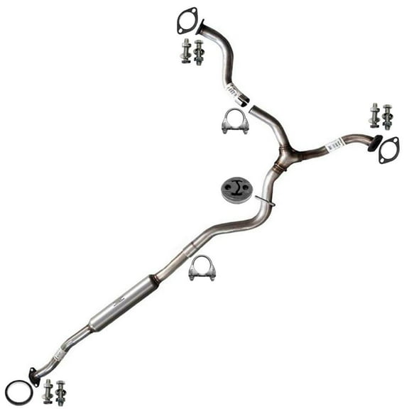 Stainless Steel Exhaust Resonator Pipe for 2005 Subaru Legacy 2.5L - Direct Fit