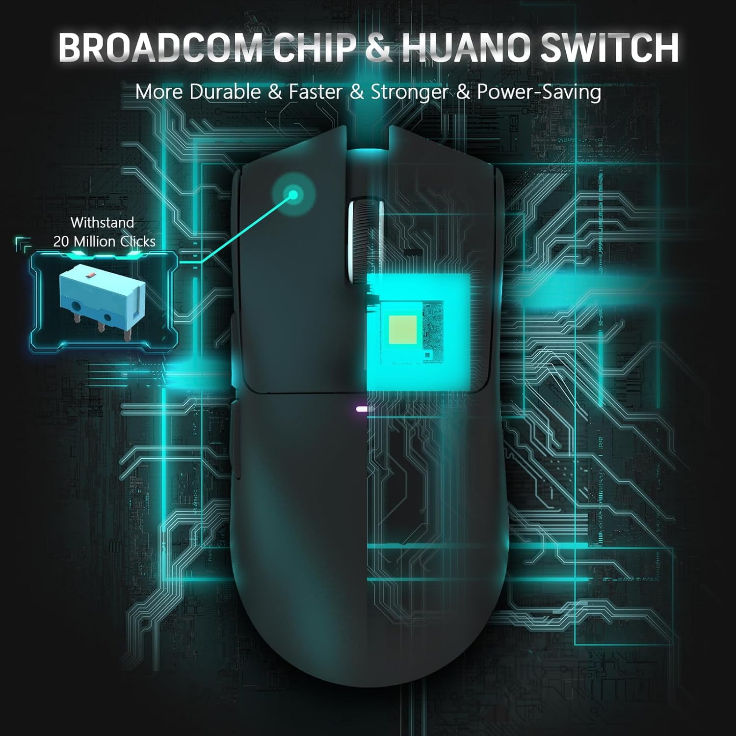 ATTACK SHARK X11 Wireless Gaming Mouse with Charging Dock, PixArt PAW3311 Gaming Sensor, BT/2.4G Wireless/Wired