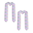 thumbnail image 2 of Haiem Rainbow Pattern Graduation Stole 2024 | Premium Satin Sash for Graduation Ceremony, 2 of 7