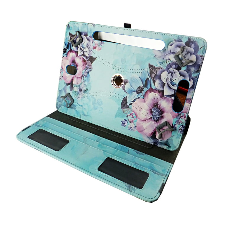 Fairy Fabric Tablet Cover, Flowers Tablet Sleeve , Tablet Case, , Fabric  iPad Cover , E-reader Cover or Case, Birds Tablet Pouch, 