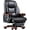 Massage Chair-black, variant on Kinnls Fully Reclining Jones Massage Office Chair,Genuine Leather Managerial Executive Home Office Desk Chairs Swivel Task Chair, Adjustable Back and Retractable Footrest