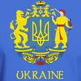 thumbnail image 3 of CafePress - Ukraine Coat Of Arms Dark T Shirt - Men's Classic Graphic Cotton T-Shirt, 3 of 4