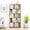 Dark Brown, variant on 5-Tier Open Storage Bookcase, Modern Freestanding Display Shelving Unit with MDF Wood Shelves, Tall Bookshelf Organizer for Living Room Home Office Bedroom, Ox Blood Red