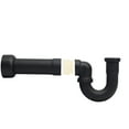thumbnail image 4 of Westbrass D402NE-1-50 1-1/2" New England Style P-Trap with High Box Flange, Powder Coat White, 4 of 5