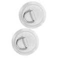 thumbnail image 2 of PVC D Patch, Reusable Durable Deck Accessories D-Ring Patch 2pcs  For Roof Racks Trailers Ground Sheets For PVC Inflatable Boat Kayak Canoe Yellow,Blue,Red,Emerald, 2 of 8