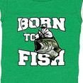 thumbnail image 4 of Inktastic Born to Fish Boys or Girls Baby Bodysuit, 4 of 5