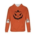 thumbnail image 3 of Blusa con capucha de manga larga para hombre, moda para el Día de Todos los Santos, estampado de fantasmas, sudadera con capucha y cordón para el tiempo libre, sudadera con capucha para hombre, blusa, 3 of 3