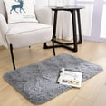 thumbnail image 4 of Lochas Soft Fluffy Area Rug Modern Shaggy Rugs for Bedroom Kids Room Nursery Floor Carpets, 2'x 3',Gray, 4 of 6