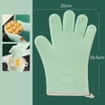 thumbnail image 3 of SPOORYYO High-Temperature Silicone Oven Gloves, Non-Slip Five-Finger Heat-Resistant Gloves for Cooking, Baking, and Grilling Up to 450°F/235°C(a pair), 3 of 5