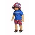 thumbnail image 4 of American Fashion World 18" Boy's Floral Doll Clothing Set, 4 of 6