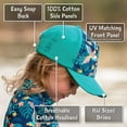 thumbnail image 4 of JAN & JUL Boys Base-Ball Hat for Baby and Toddler, Dinosaur Cap (Blue Whale, 6-24 Months), 4 of 5