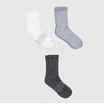 thumbnail image 4 of Hanes Absolute Wellness Women's Crew Socks Pack, Non-Binding, Cushioned, 3-Pairs, 4 of 8