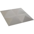 thumbnail image 5 of Ekena Millwork 11 7/8"W x 11 7/8"H Tirana EnduraWall Decorative 3D Wall Panel, Textured Metallic Silver (Covers 0.98 Sq. Ft.), 5 of 5