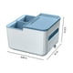 thumbnail image 3 of Organizador de reposabrazos para coche con portavasos y caja de pañuelos - Azul, Gris, Naranja o Verde - 6,69x6,1x5,12 pulgadas, 3 of 9