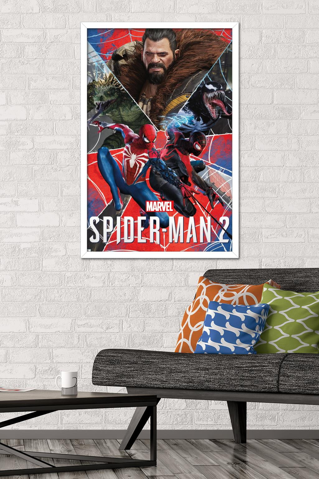 Marvel's Spider-Man 2 - Group Wall Poster with Magnetic Frame, 22.375 x  34 