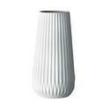 thumbnail image 1 of Bloomingville White Ceramic Fluted Vase, 1 of 1