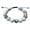 Amazonite Mixed, variant on 10 Pcs Black Lava Gemstone Round Bead Adjustable Bracelet 10mm, Genuine Crystal Bead Bracelet, Gift for Men & Women (Black Lava)