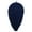 Midnight Blue, variant on Vickerman 7" Silver Flocked Pinecone Christmas Ornament, Pack of 2