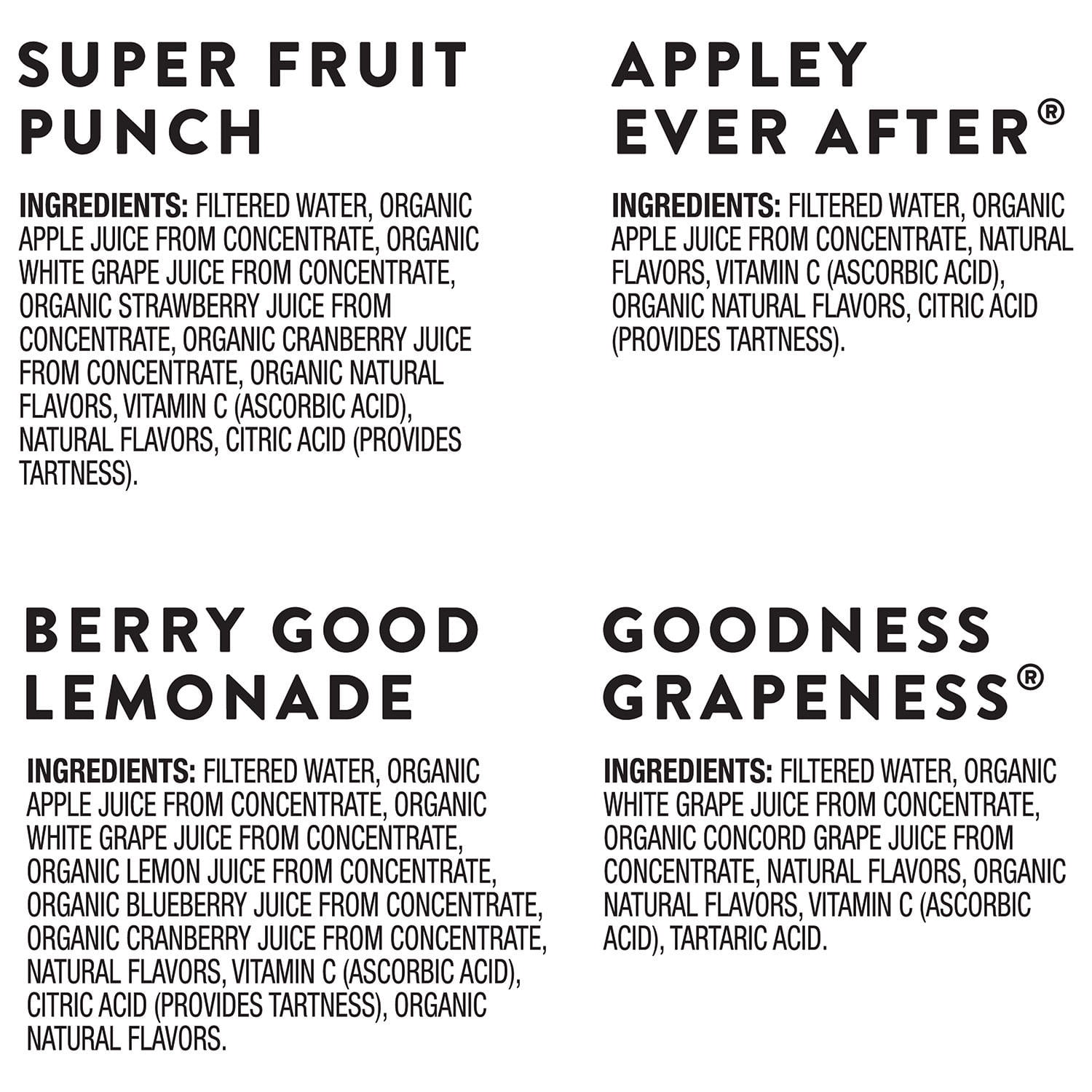 Honest Kids Organic Fruit Juice Drink Boxes Variety Pack (6oz / 40pk)
