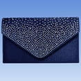 thumbnail image 2 of Msgweeeg Women's Handbags Handbag Women's Casual Flap Colorful Rhinestone Handbag for Spring/Summer Trendy and Elegant for Evening Zippered Crossbody Bag, 2 of 7