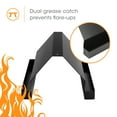 thumbnail image 4 of Outset Non-Stick Bacon Grill Rack With Dual Grease Basins, BBQ Bacon Tray, 4 of 6