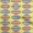 thumbnail image 1 of oneOone Viscose Chiffon Yellow Fabric Geometric Sewing Material Print Fabric By The Yard 42 Inch Wide, 1 of 4