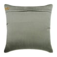 thumbnail image 3 of The HomeCentric Pillow Case, Silver Euro Pillow Covers, Pack of 2, 24x24 inch (60x60 cm) Silk Sofa Pillow Covers, Pillow Covers with Zardosi Embroidery, Abstract, Modern Style Pillow - Moderno Two, 3 of 3