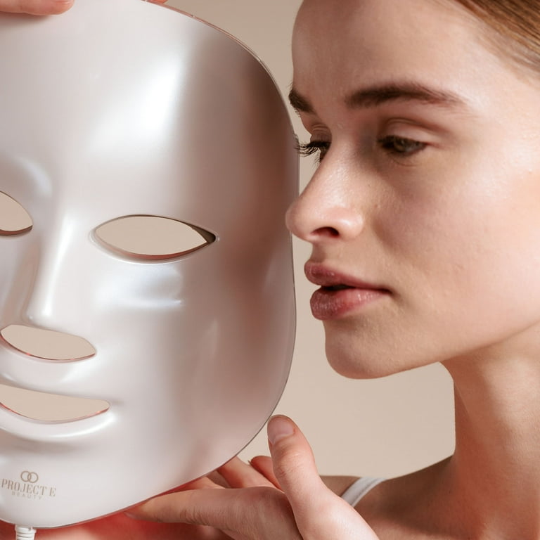 Project E Beauty LED Facial Therapy Mask, 7 Colors for Anti
