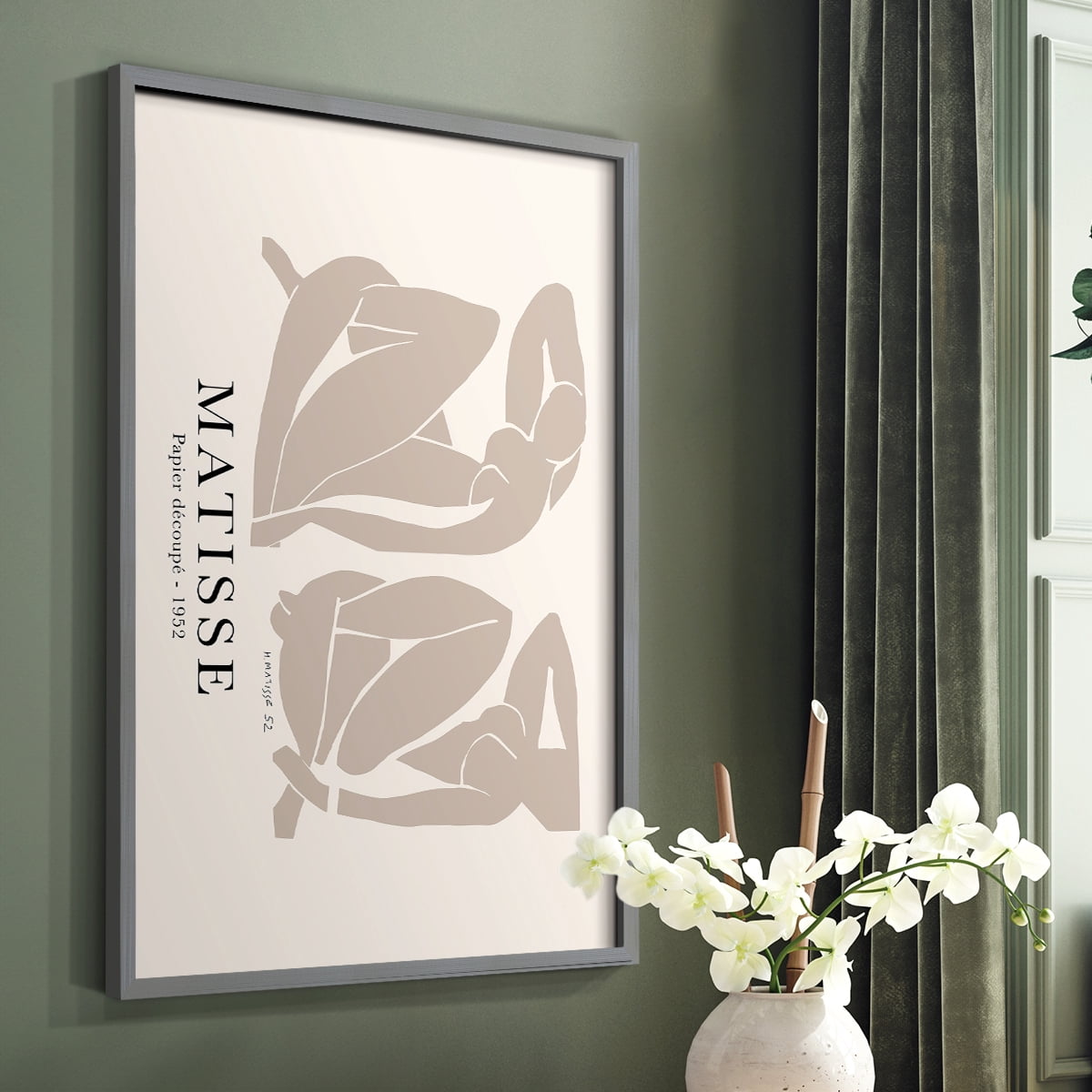 Matisse CCLIII in Solid Wood 8 x 10 Framed Print