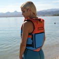 thumbnail image 5 of Ladies UR-20P Team Rider Vest | Blue / Orange | Comfort EVA Foam | Custom Name Option (2XL/3XL), 5 of 5
