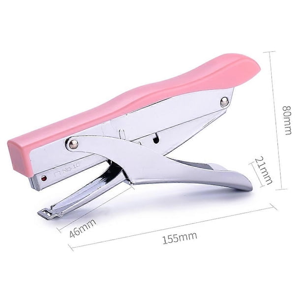 KW-triO Stapler 10Sheet Capacity for Paper Binding Reduced Effort Suitable for 10# Staples for Shop School Office Home Supplies