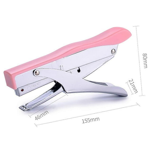 KW-triO Stapler 10Sheet Capacity for Paper Binding Reduced Effort Suitable for 10# Staples for Shop School Office Home Supplies