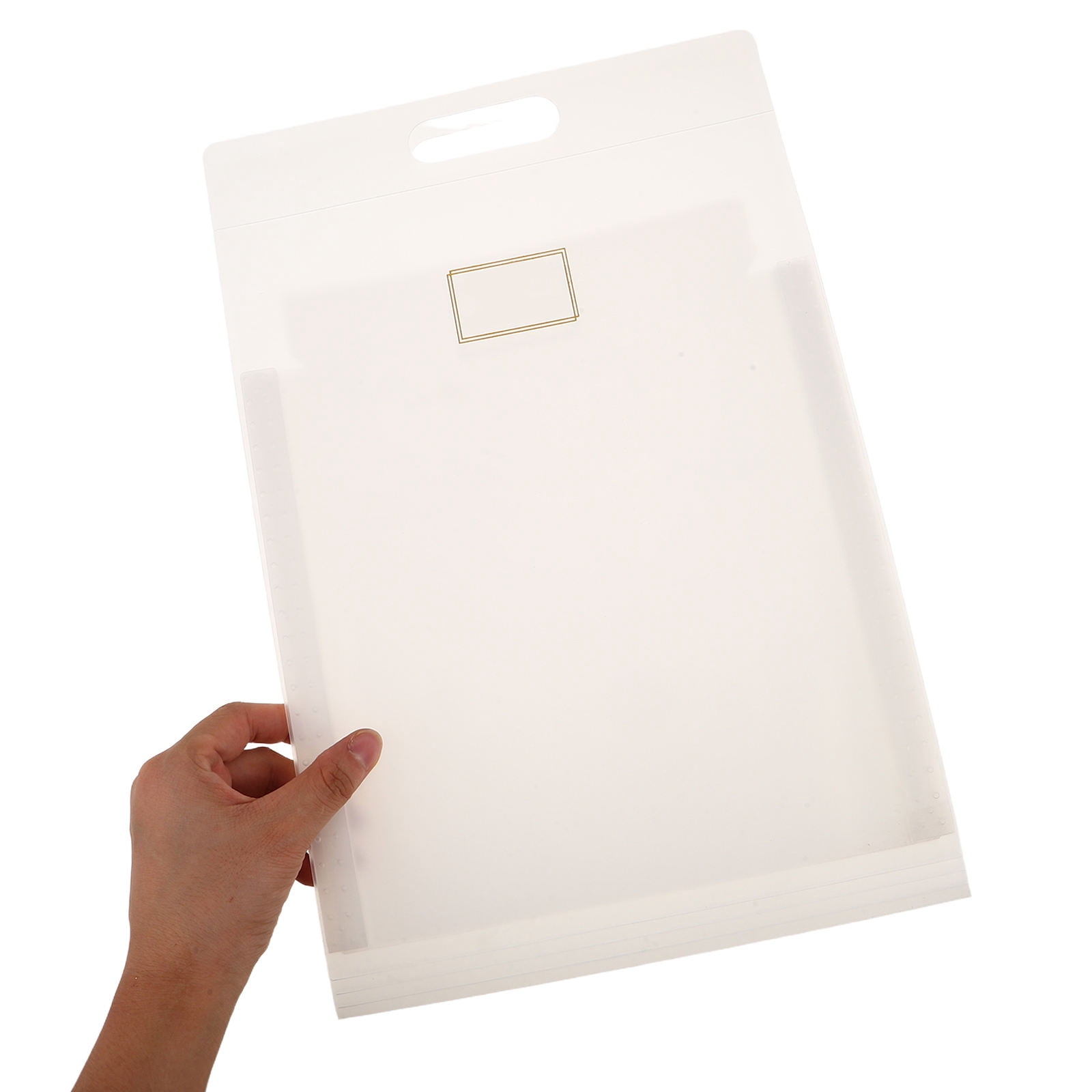 LOLIPPYY 4-Pack Expandable Accordion File Folder Organizer, White Plastic Document Storage for Office and Home Filing System