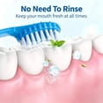 thumbnail image 3 of JASUNLEE Paquete de 40 cepillos de dientes mini desechables 5 en 1, 3 of 9