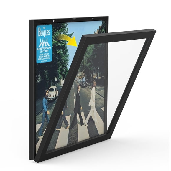 Marco para Disco de Vinilo TJ.MOREE para Exhibir y Almacenar Álbumes, Color Negro