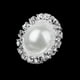 thumbnail image 5 of Botones de perlas de imitación de diamantes de imitación 16mm redondo Retro Metal DIY coser adornos artesanales para bolsa de ropa zapatos 10 Piezas Sweethay HA000075-00B, 5 of 6