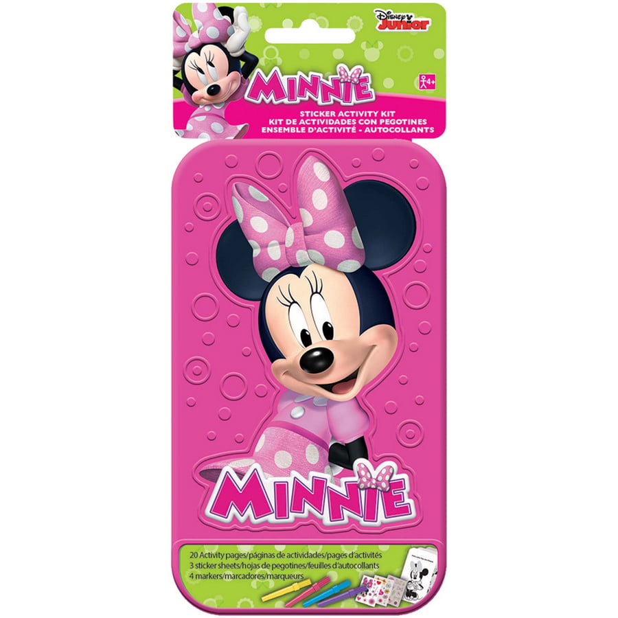 20 Minnie Mouse Clubhouse Birthday Party Baby Shower All Purpose Stickers Pink 