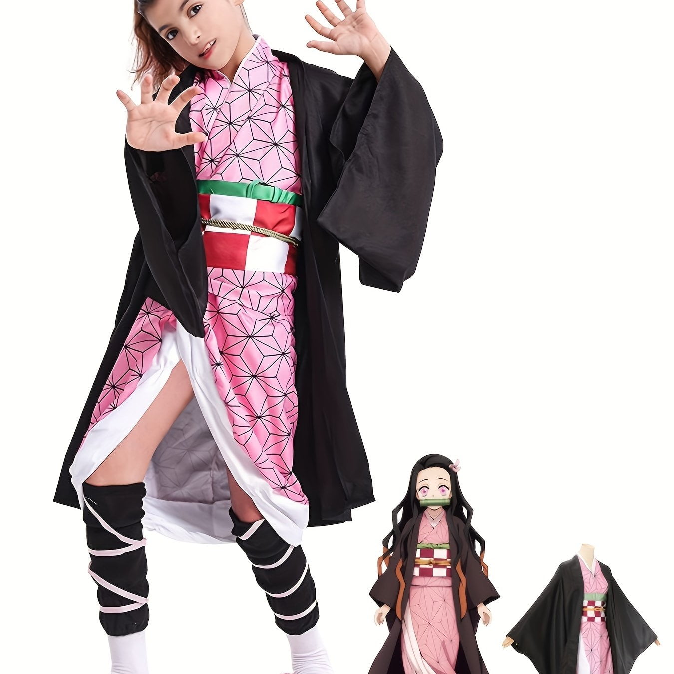 Disfraz De Demonio Para Niños – Cosplay De Anime Y Cantante, Ideal Para Halloween, Carnaval Y Actuaciones (talla 140)