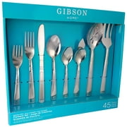 Gibson Home Home Astonshire 45 Pieces Tumble Finish Flatware Set