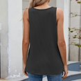 thumbnail image 4 of Uaswgudfs Women's Cotton Ribbed Tank Top - Summer Loose Fit Criss Cross Neck Sleeveless for Casual Basic Wear, 4 of 8