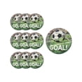 thumbnail image 1 of Large Paper Plates Soccer-Themed Disposable 7-In 9-In Paper Plates Paper Cup Tissue Set of Party-Themed Tableware, 1 of 6