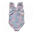 thumbnail image 2 of Uccdo 5-14Y Girls Sparkle One-Piece Swimsuits Swimwear Summer Bathing Suits Beachwear, 2 of 7